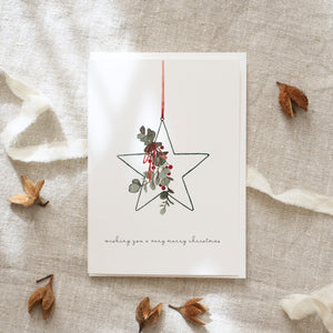 Grußkarte · Christmas Star
