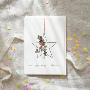 Grußkarte · Christmas Star