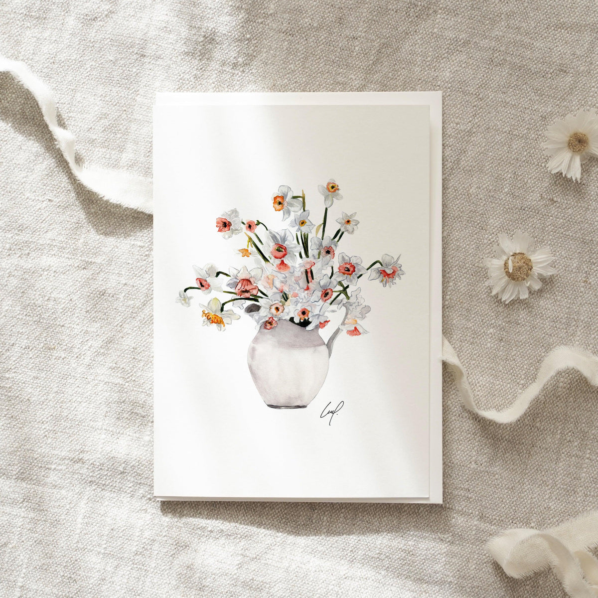 Grußkarte · Daffodiles