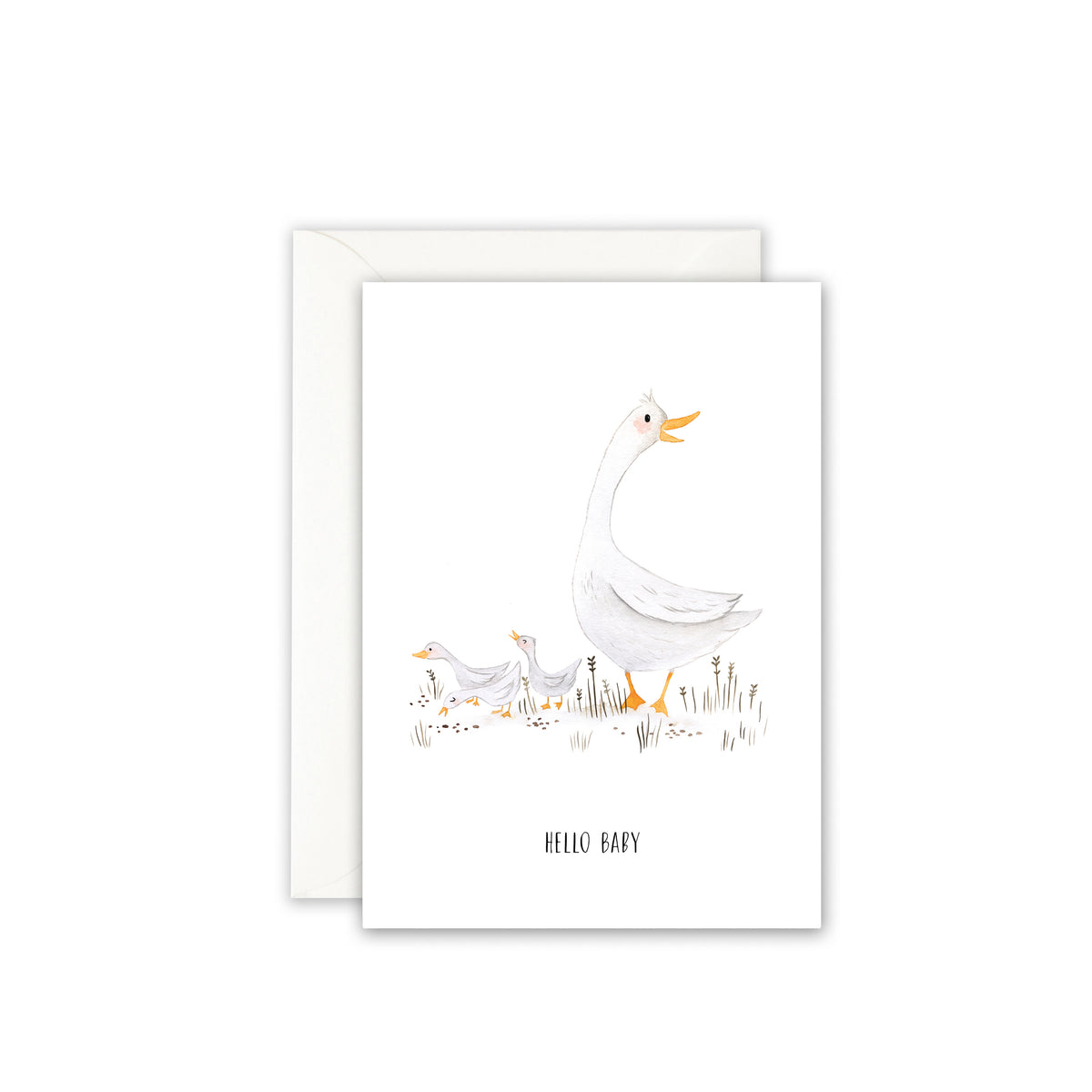 Greeting card · Hello baby | Goose