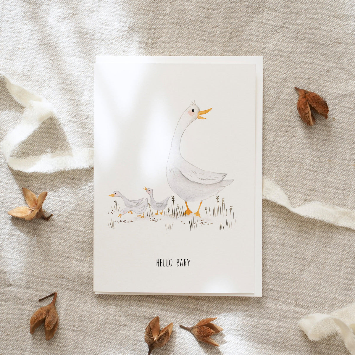 Greeting card · Hello baby | Goose