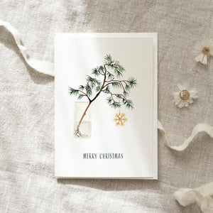 Grußkarte · Weihnachtszweig