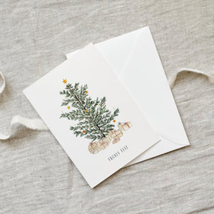 Grußkarte · Heiligabend | Bescherung