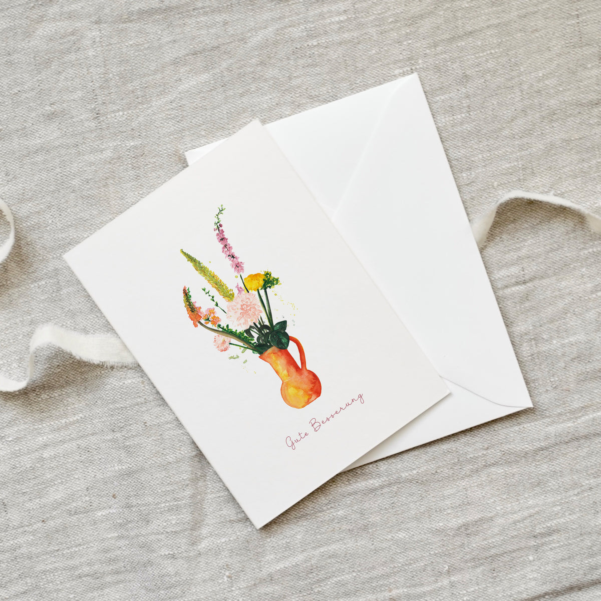 Grußkarte · Gute Besserung | Spring Bouquet