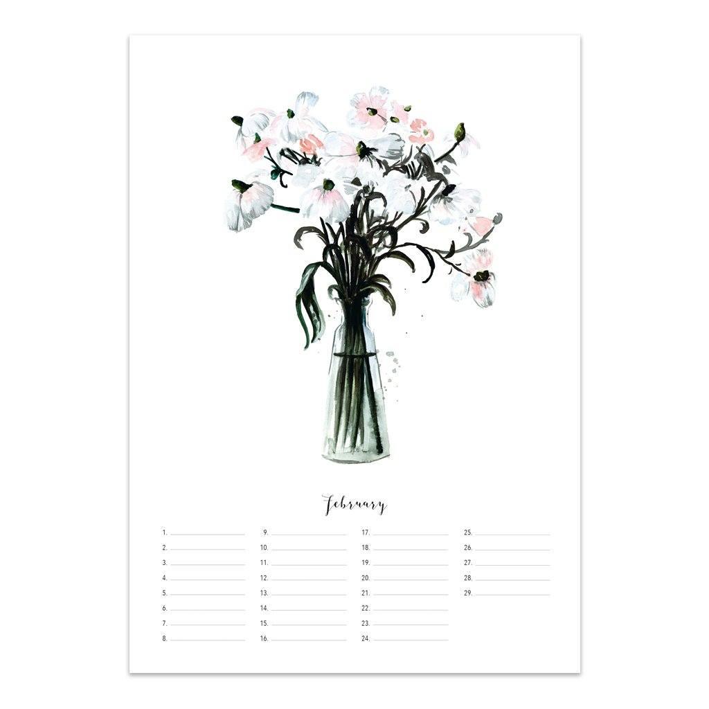 Birthday Calendar - Flower Love