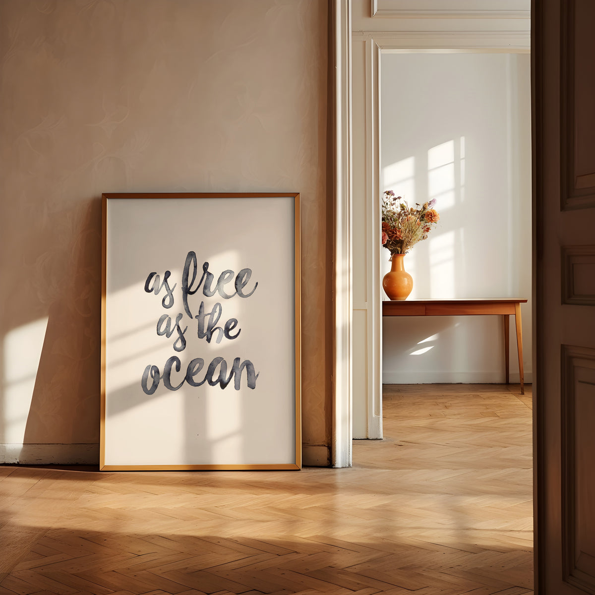Kunstdruck - As free as the ocean