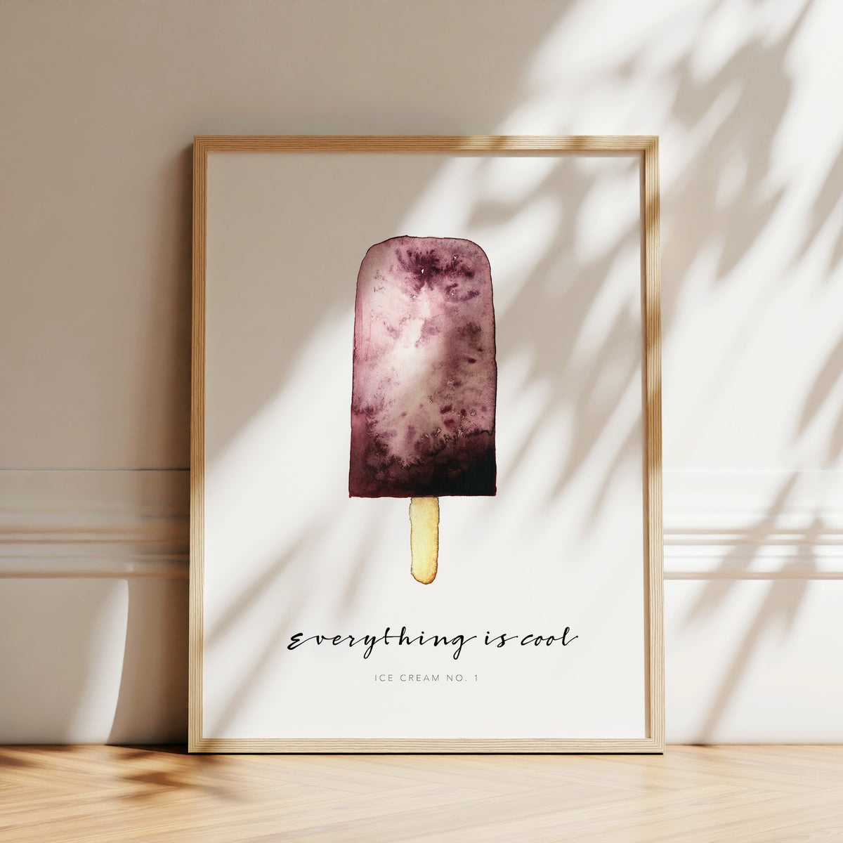 Art print - Everything is cool | Ice cream No 1