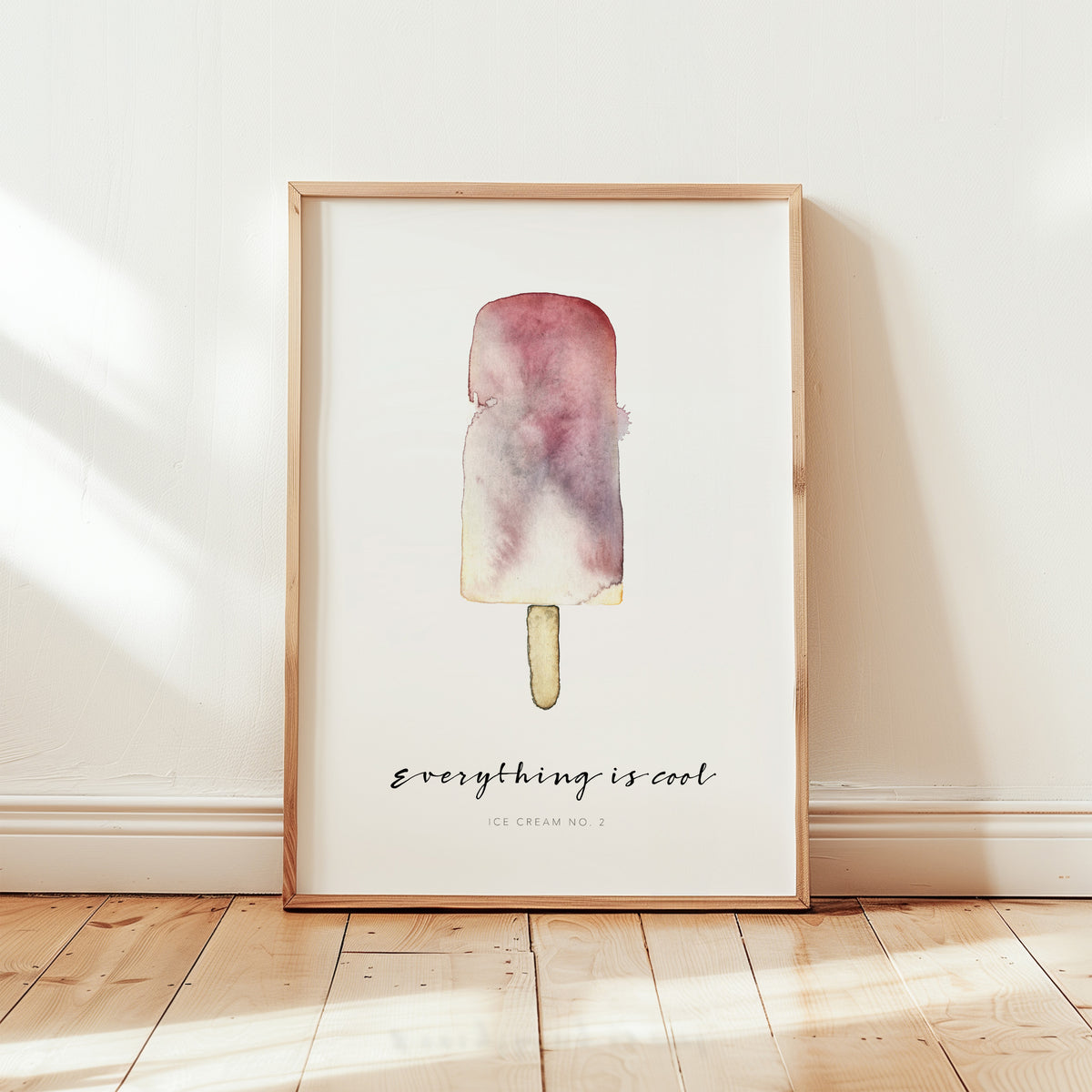 Kunstdruck - Everything is cool | Ice cream No 2