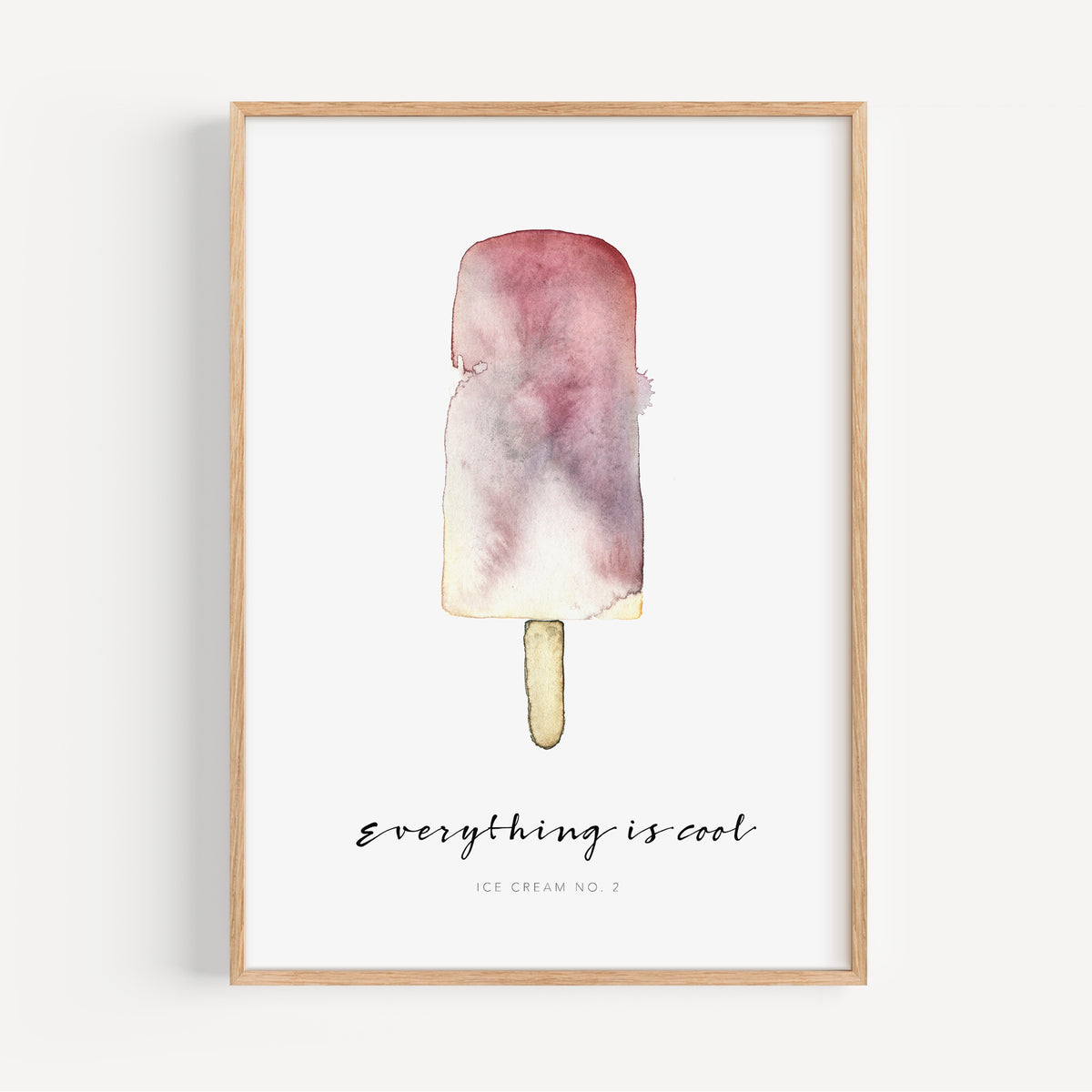 Kunstdruck - Everything is cool | Ice cream No 2