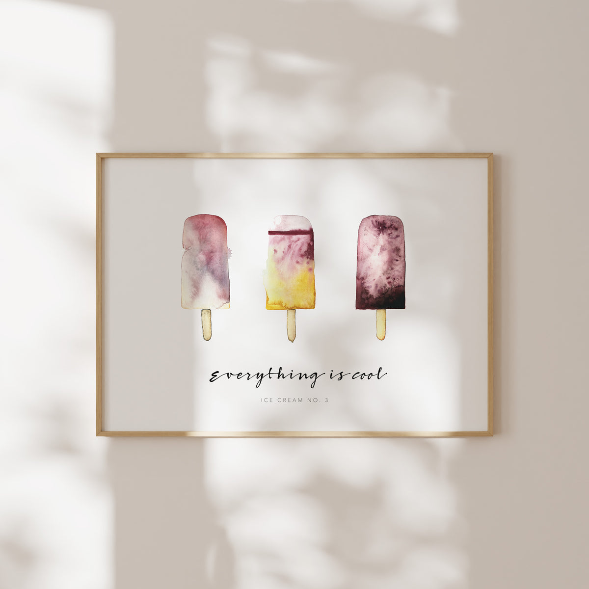 Art Print - Everything is cool | Ice Cream No 3