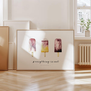 Art Print - Everything is cool | Ice Cream No 3