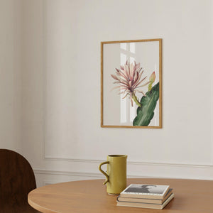 Art Print - Red Cactus Flower