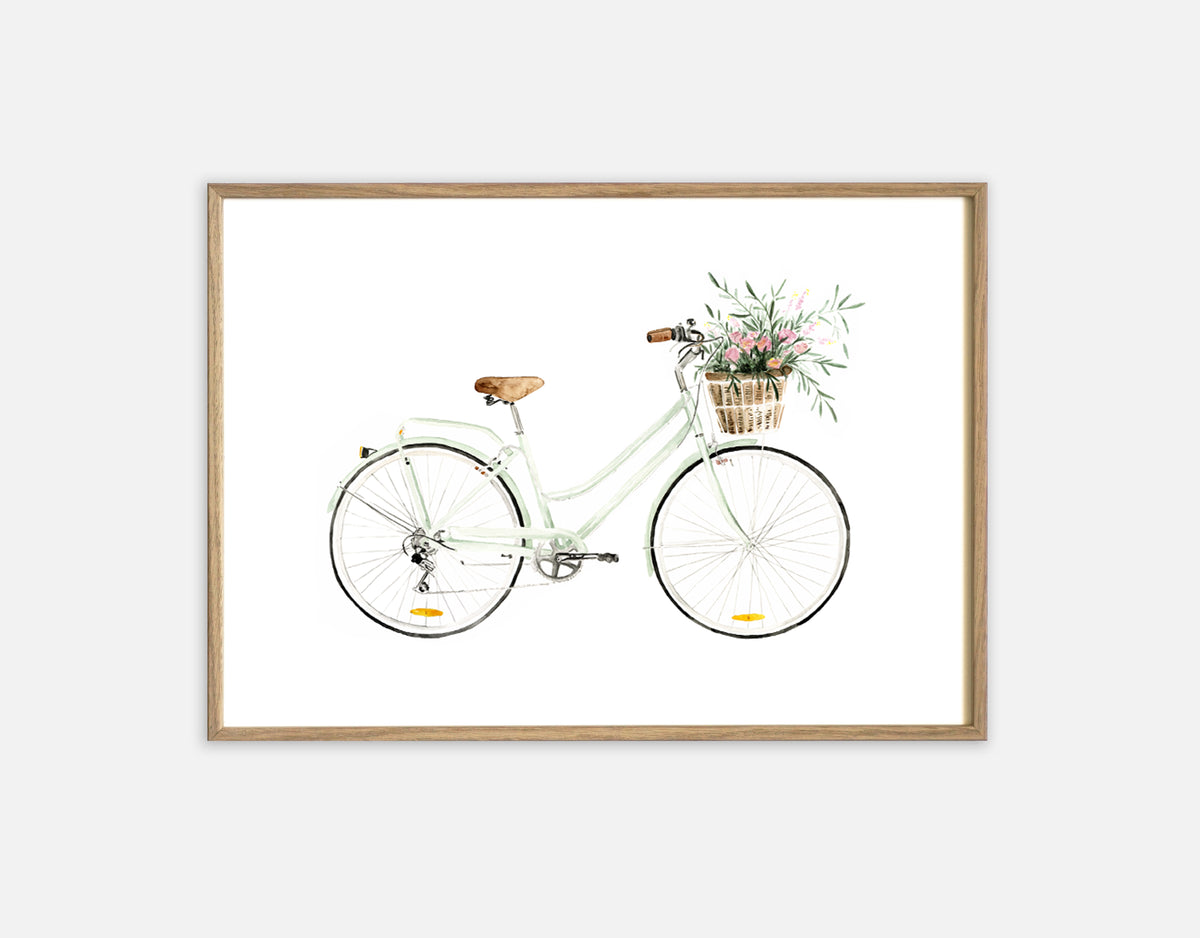 Kunstdruck - Bicycle-Love