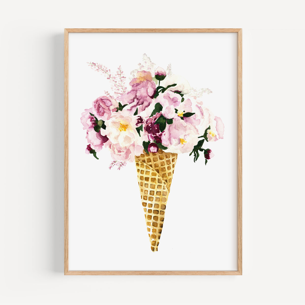 Kunstdruck - Flower Cone