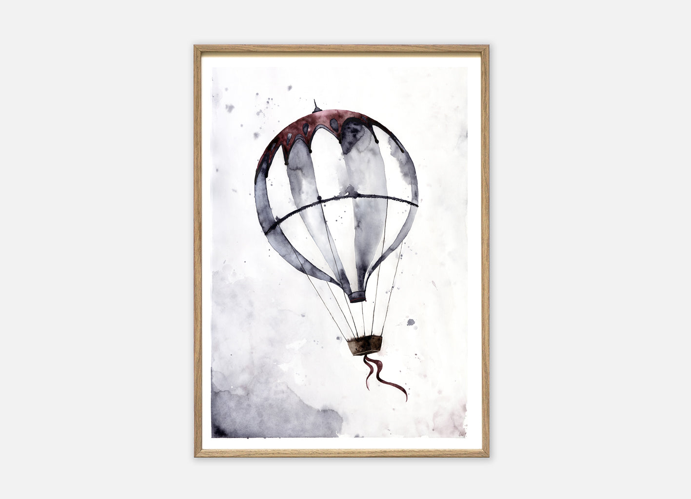 Kunstdruck - FLYING BALLOON Kunstdruck Leo la Douce