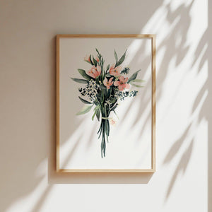 Art Print - Flower Bouquet