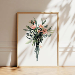 Art Print - Flower Bouquet