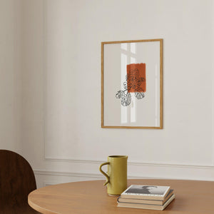 Kunstdruck - Art Line | Monstera