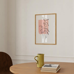 Kunstdruck - Art Line | Plant No 2