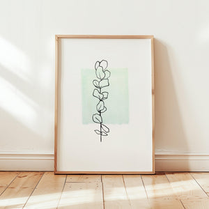 Kunstdruck - Art Line | Eucalyptus No 2