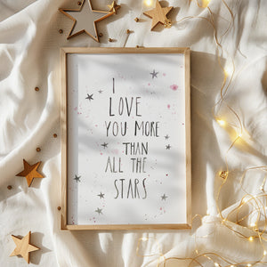 Kunstdruck - I love you more