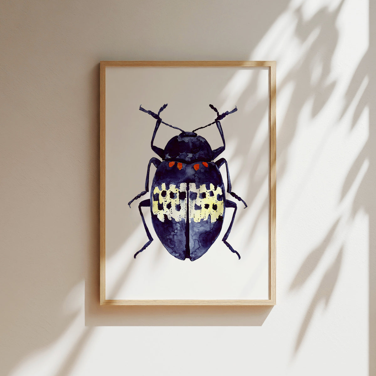 Kunstdruck - Blue Beetle
