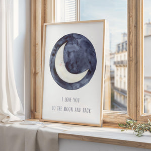 Kunstdruck - To the moon