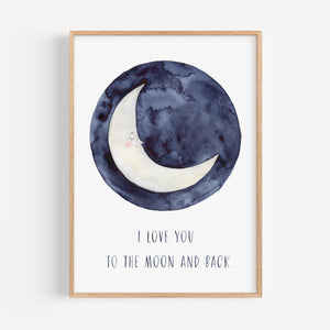 Kunstdruck - To the moon