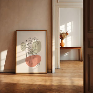 Kunstdruck - Art Line | Palms I (Colour)