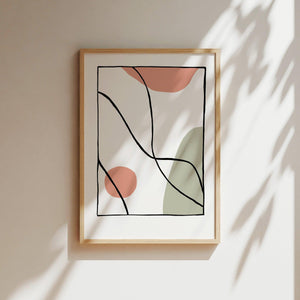 Kunstdruck - Art Line | Shapes & Lines 01