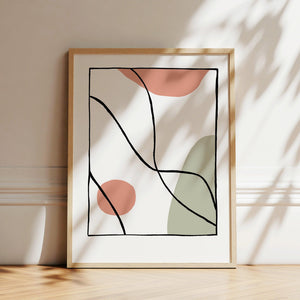 Kunstdruck - Art Line | Shapes & Lines 01