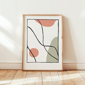 Kunstdruck - Art Line | Shapes & Lines 01