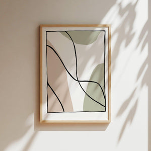 Kunstdruck - Art Line | Shapes & Lines 02