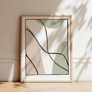 Kunstdruck - Art Line | Shapes & Lines 02