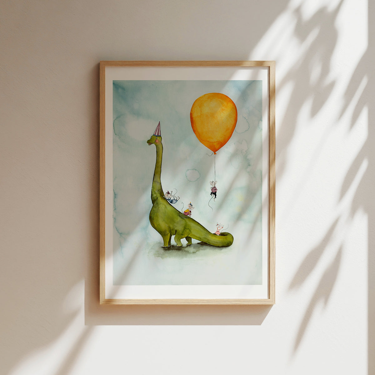 Kunstdruck - Dino Party