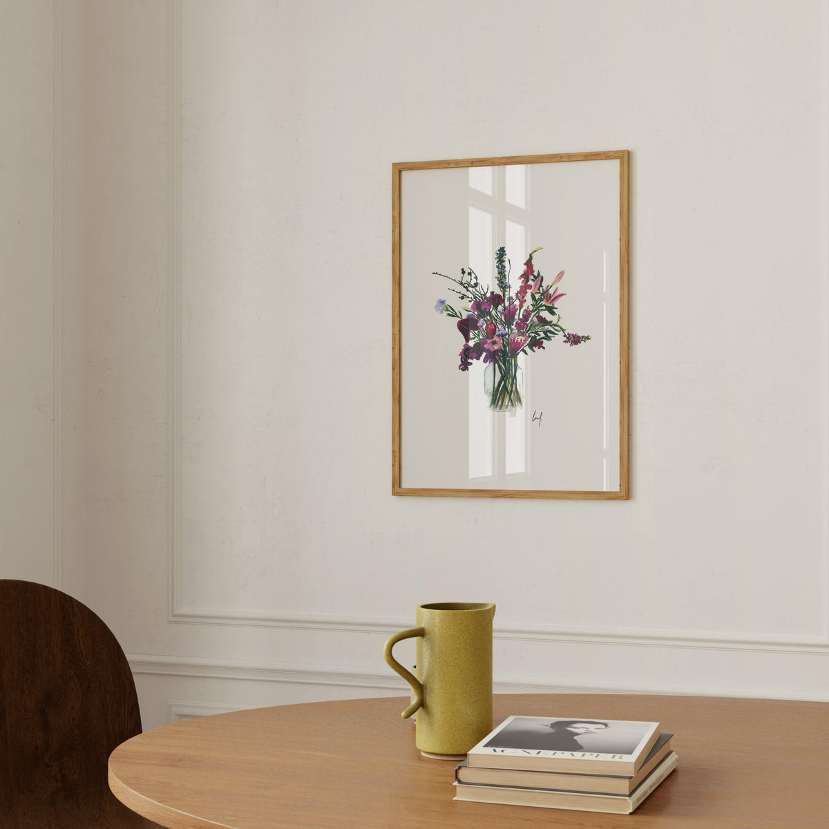 Kunstdruck - Violet Flowers