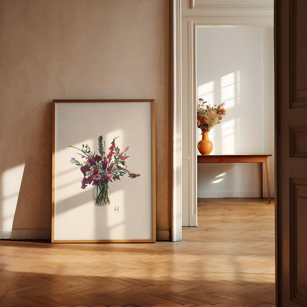 Kunstdruck - Violet Flowers