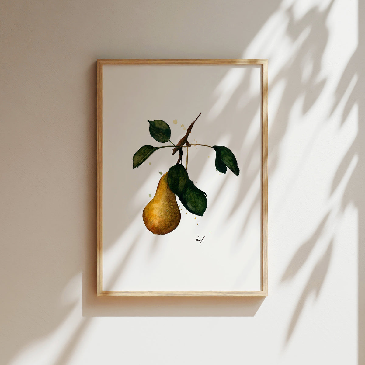 Kunstdruck - Pear