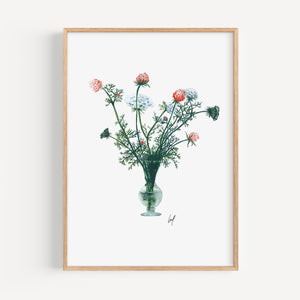 Art Print - Delicate Flowers