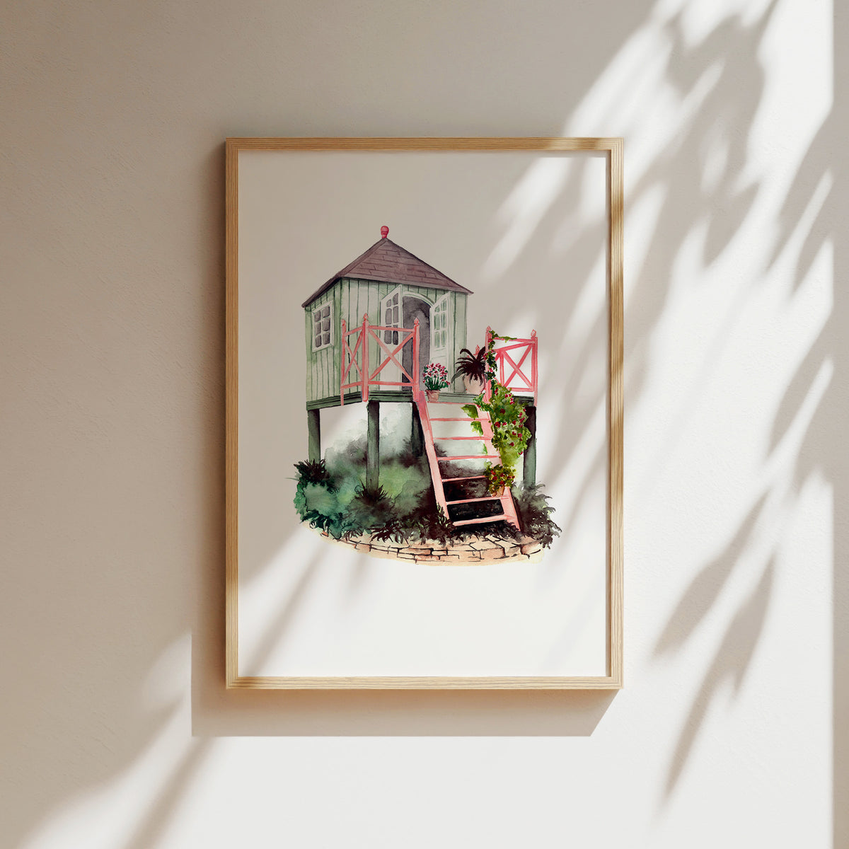 Art Print - Places | garden house