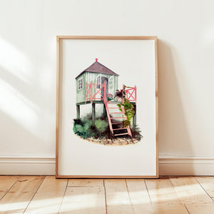 Art Print - Places | garden house