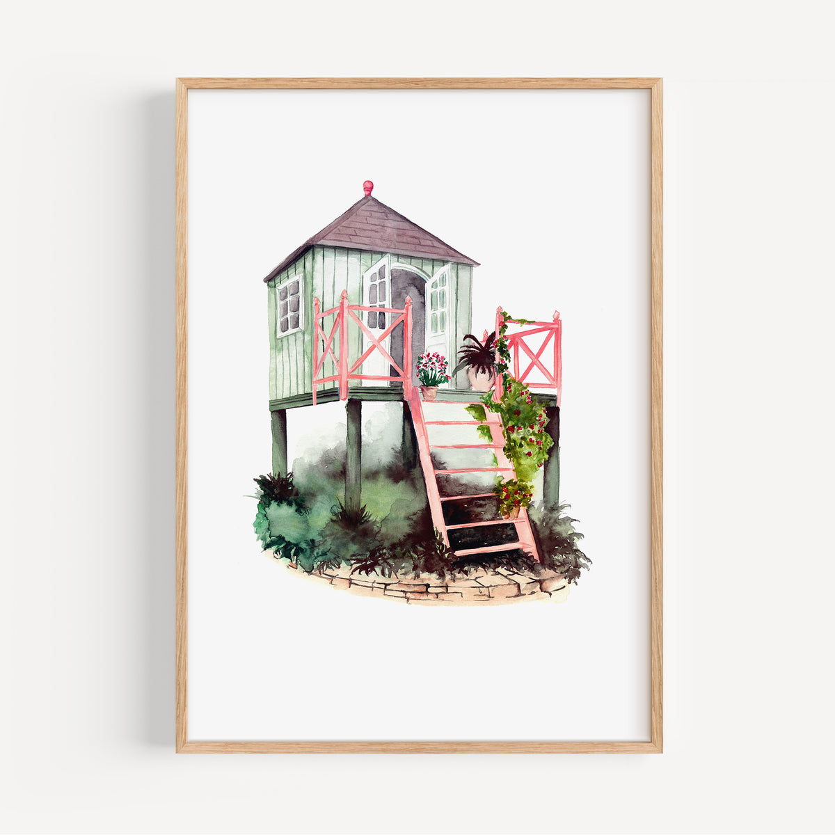Art Print - Places | garden house