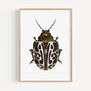 Art Print - Green Beetle