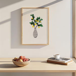 Art Print - Lemon Vase