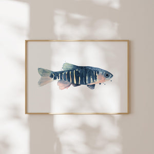 Art Print - Blue Fish