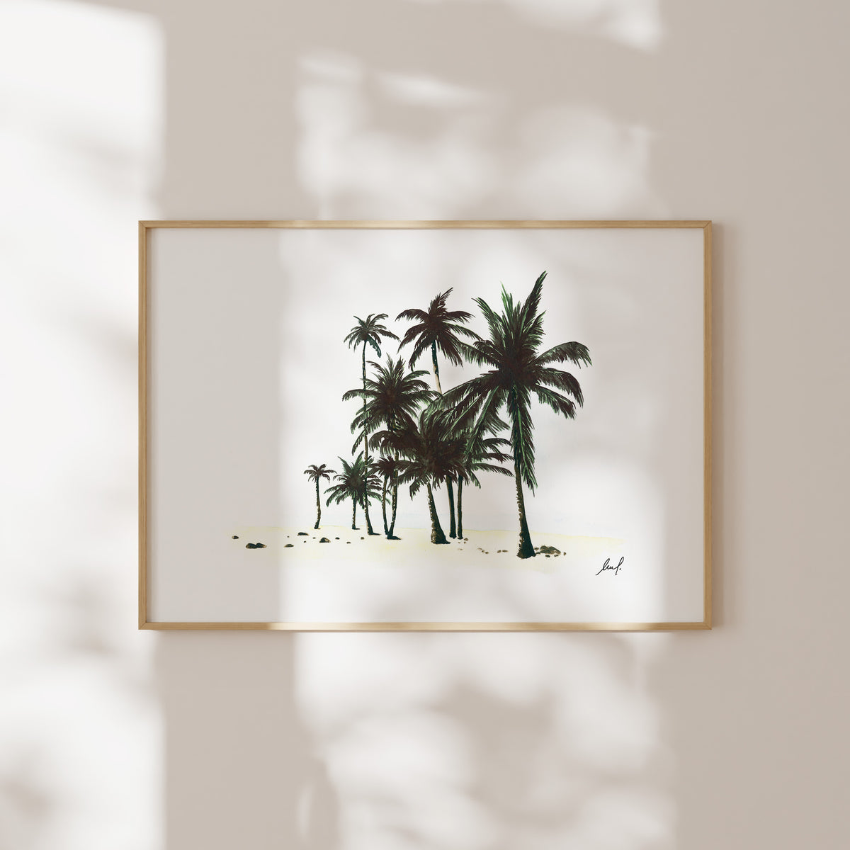Kunstdruck - Palms