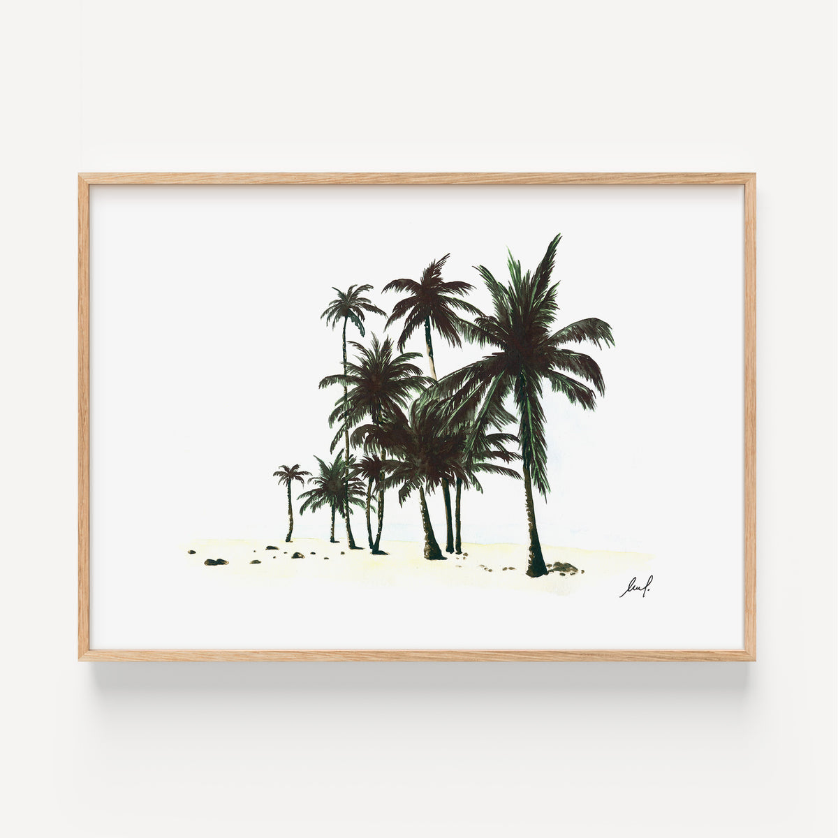 Kunstdruck - Palms