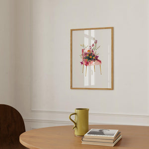 Art print - Flower chair