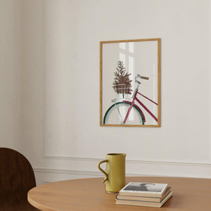 Kunstdruck - Christmas Bicycle