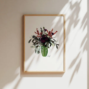 Art Print - Winter Greens